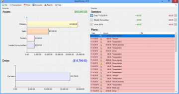 Easy Money Manager live demo (.NET)